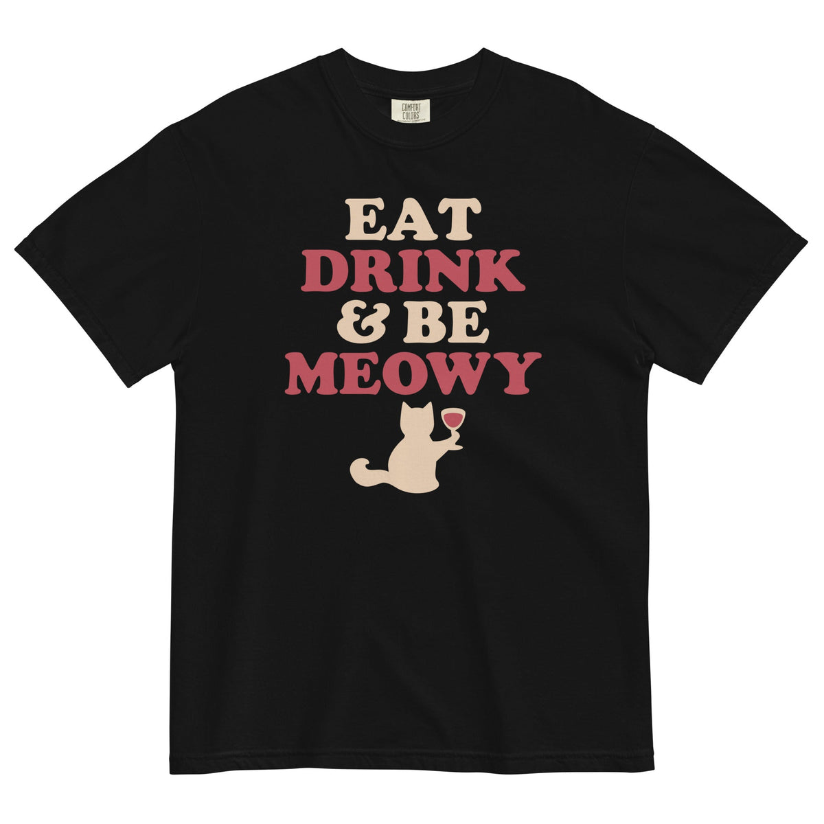 Eat Drink & Be Meowy Men's Relaxed Fit Tee product image 2