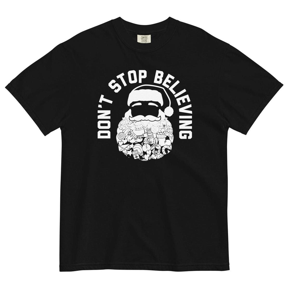 Don't Stop Believing Santa Men's Relaxed Fit Tee product image 2