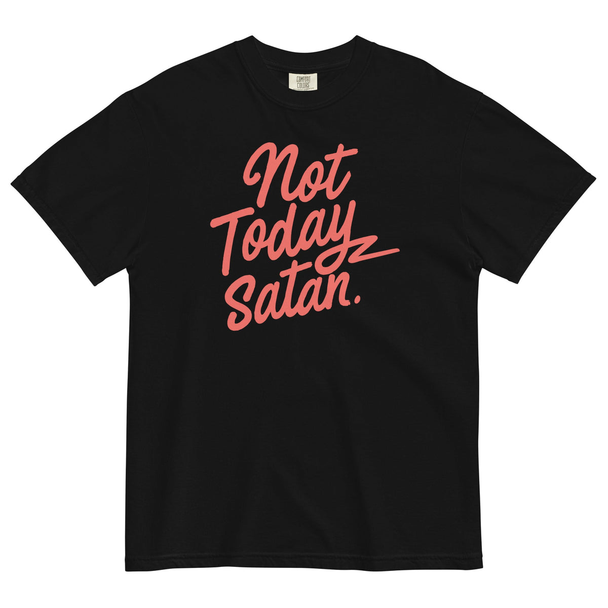 Not Today Satan Men's Relaxed Fit Tee product image 2