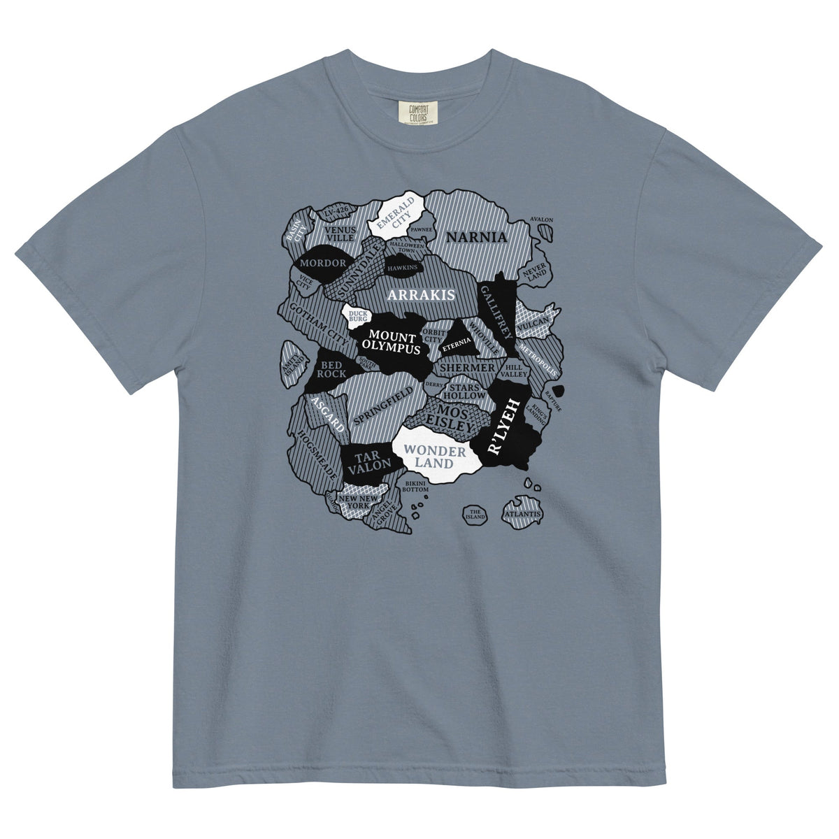 World Map Men's Relaxed Fit Tee product image 2