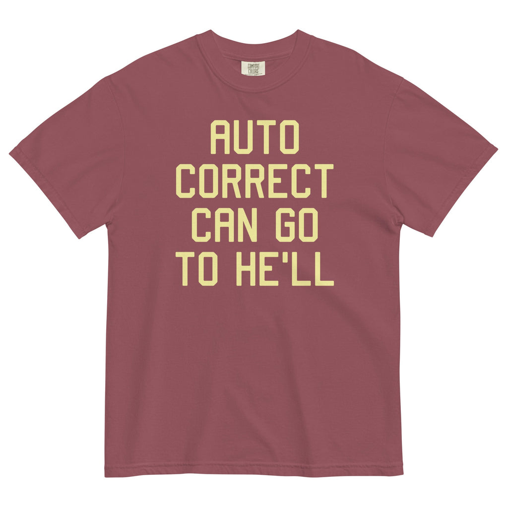 Auto Correct Can Go To He'll Men's Relaxed Fit Tee product image 2