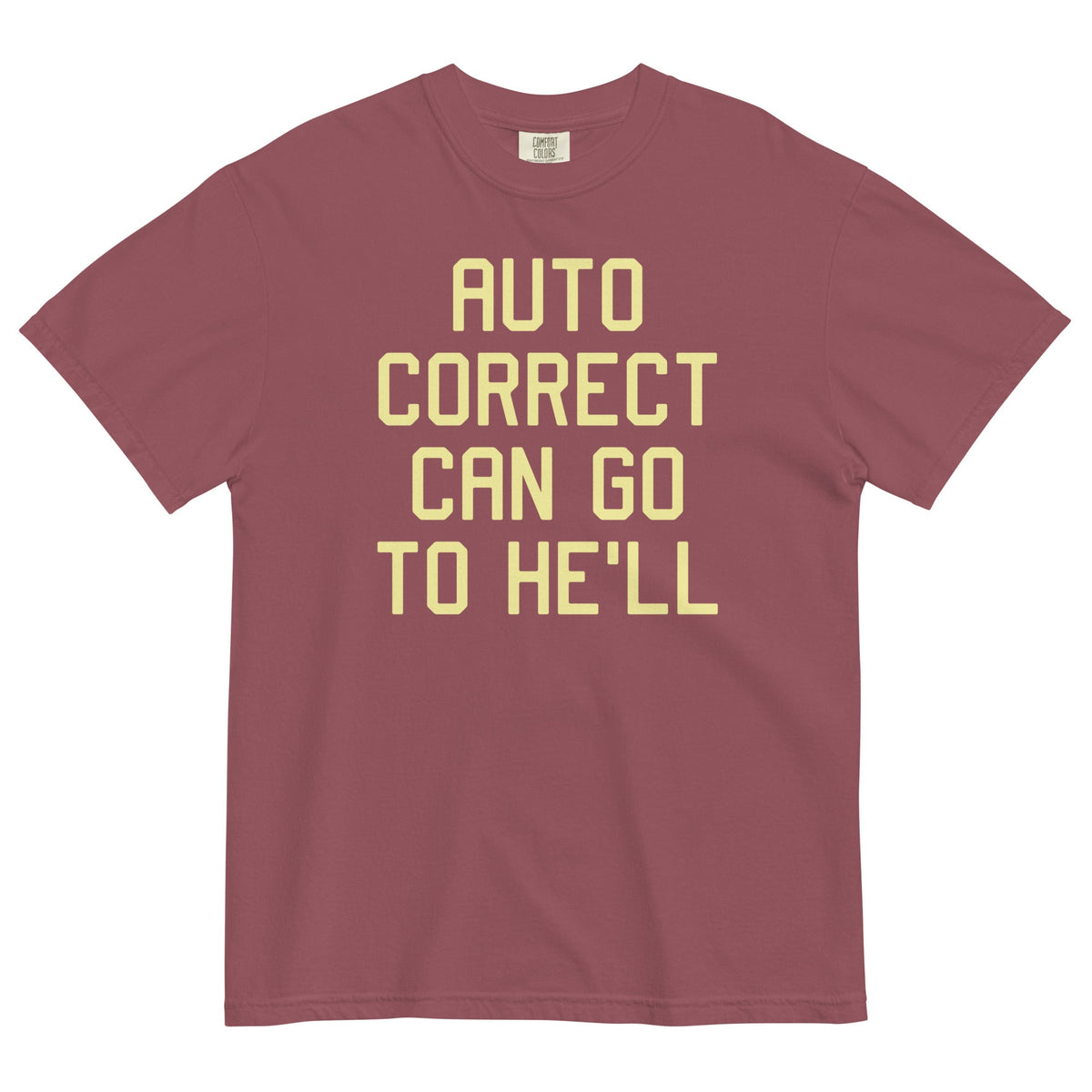 Auto Correct Can Go To He'll Men's Relaxed Fit Tee product image 2