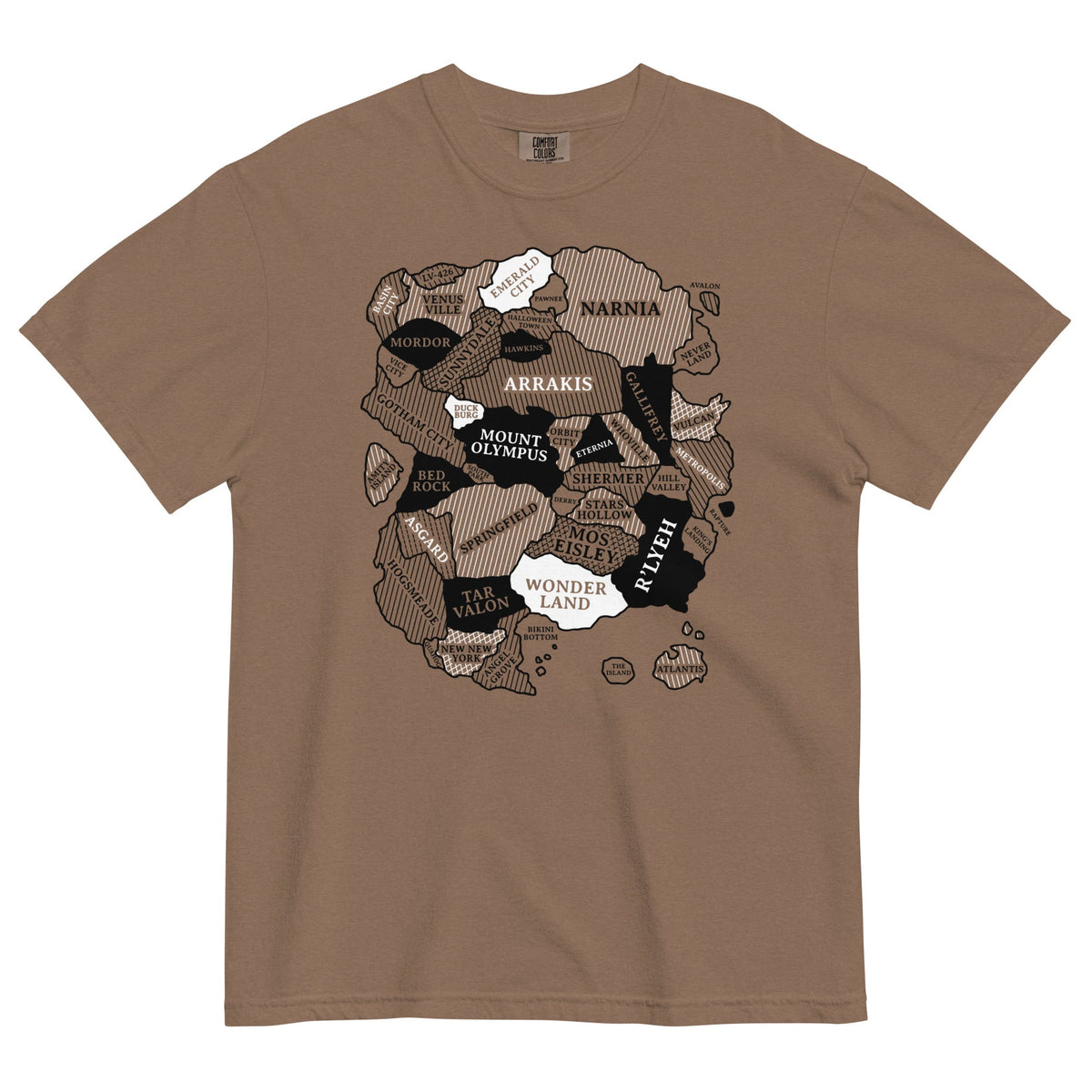 World Map Men's Relaxed Fit Tee product image 5