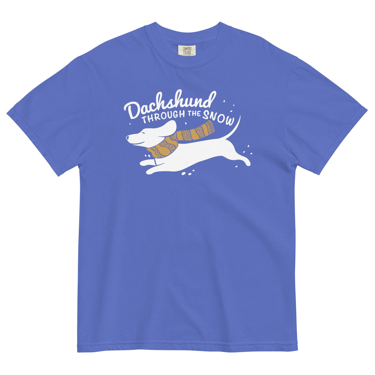 Dachshund Through The Snow Men's Relaxed Fit Tee product image 2