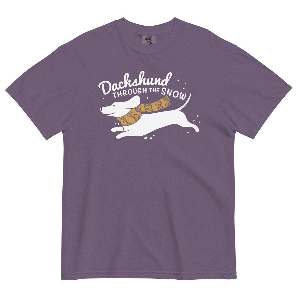 Dachshund Through The Snow Men's Relaxed Fit Tee product image 4