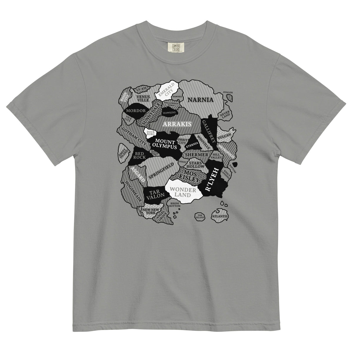 World Map Men's Relaxed Fit Tee product image 1