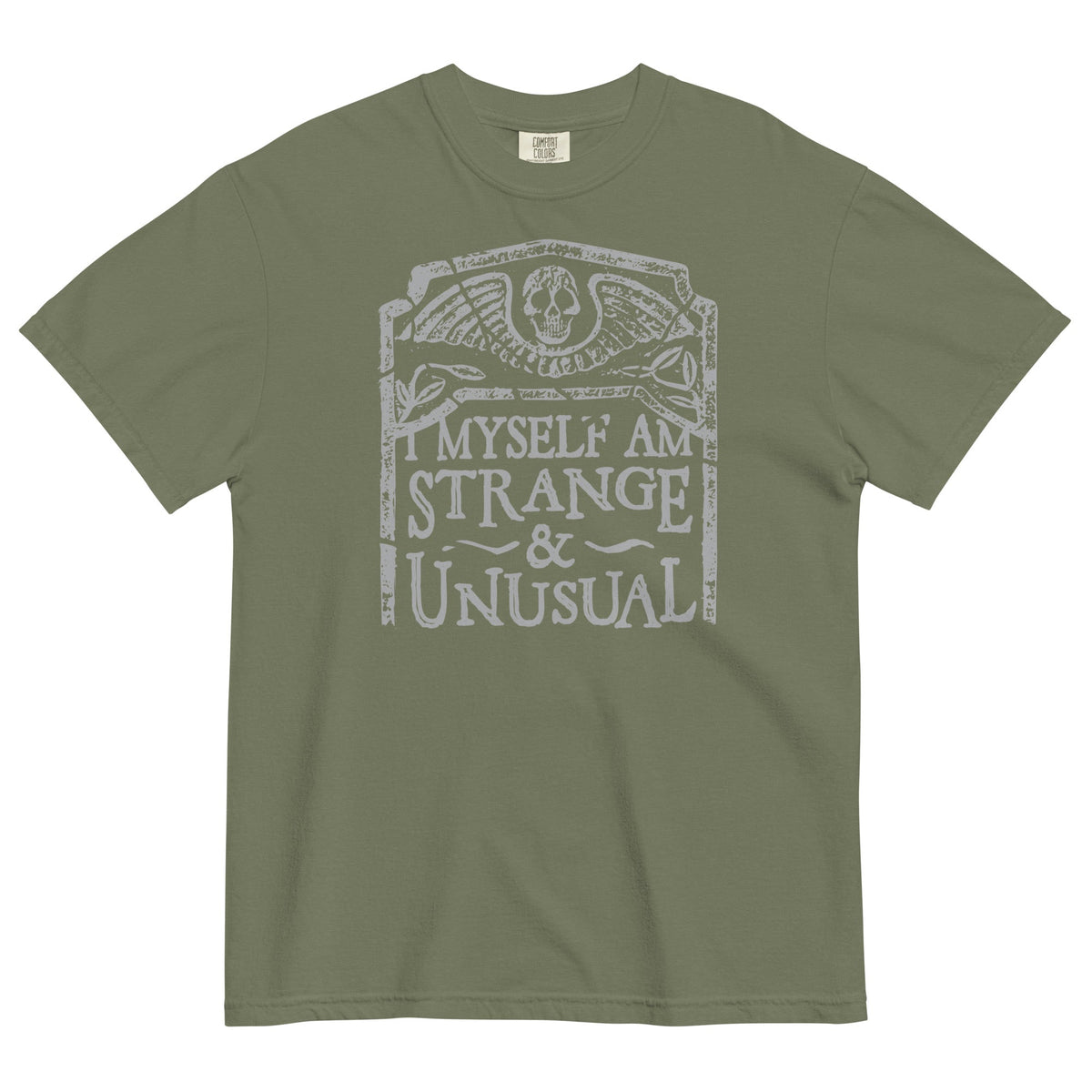 I Myself Am Strange And Unusual Men's Relaxed Fit Tee product image 4