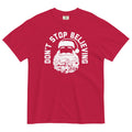 Don't Stop Believing Santa Men's Relaxed Fit Tee product image 1