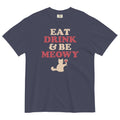 Eat Drink & Be Meowy Men's Relaxed Fit Tee product image 1