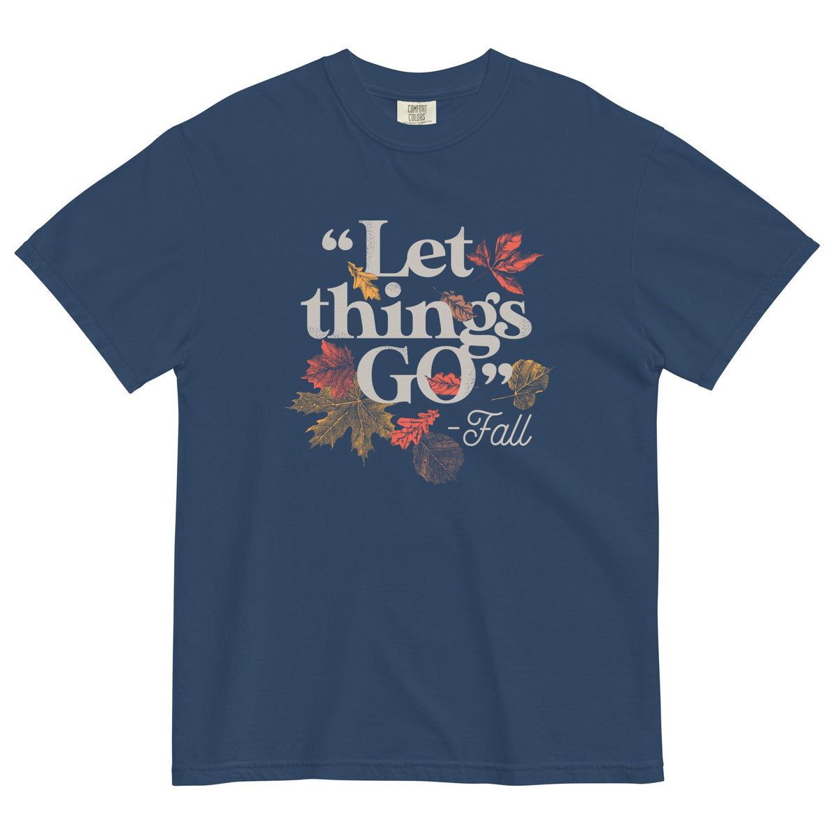 "Let Things Go" -Fall Men's Relaxed Fit Tee product image 2