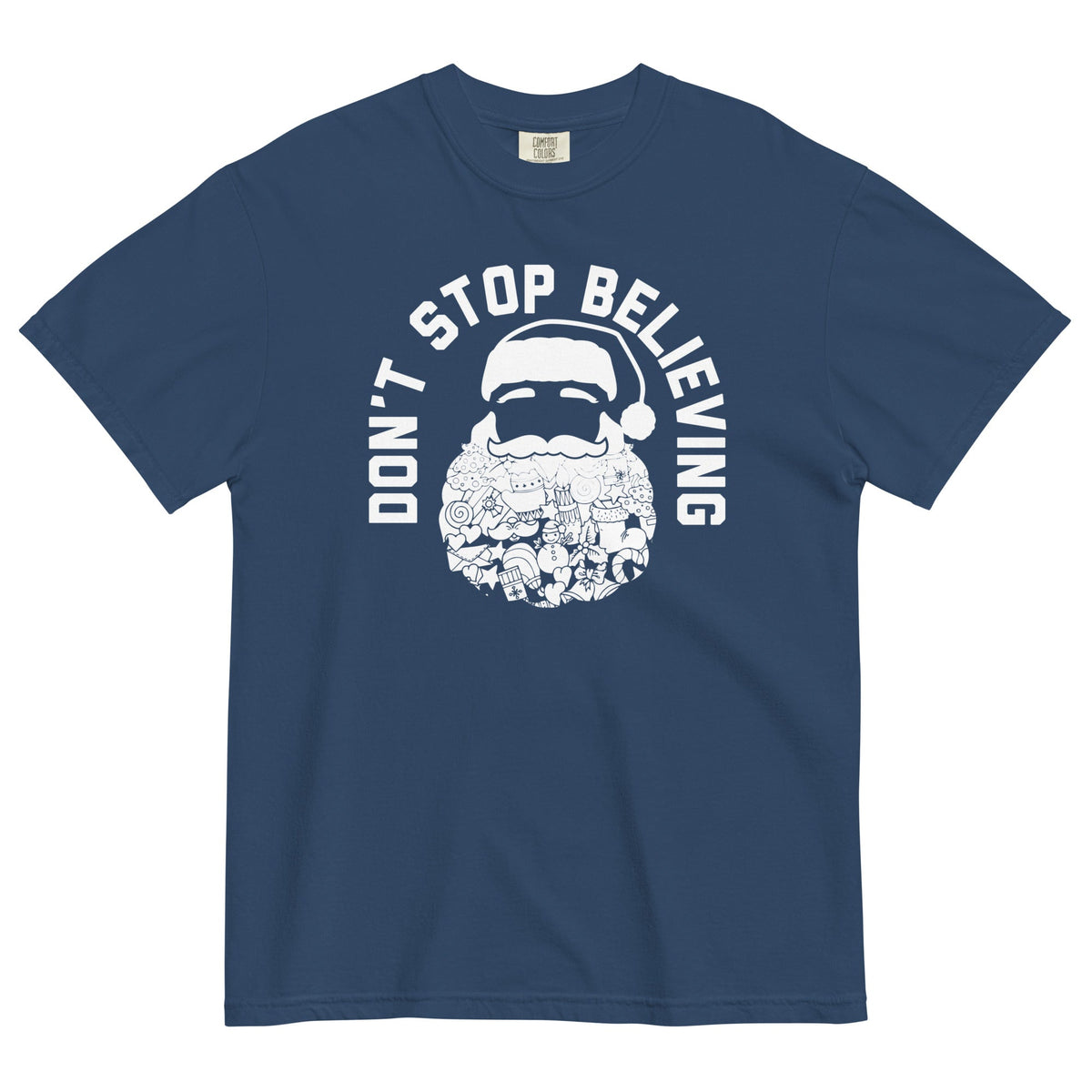 Don't Stop Believing Santa Men's Relaxed Fit Tee product image 3