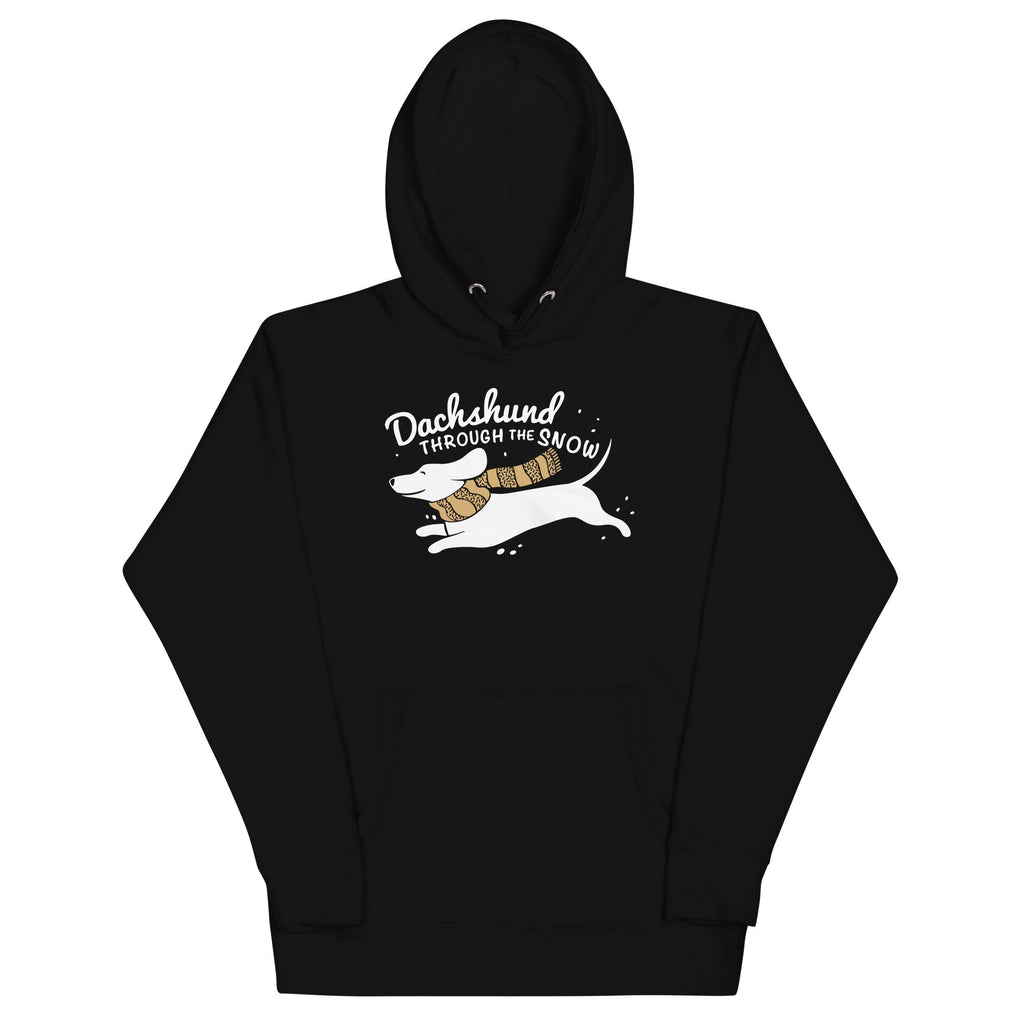 Dachshund Through The Snow Unisex Hoodie product image 2