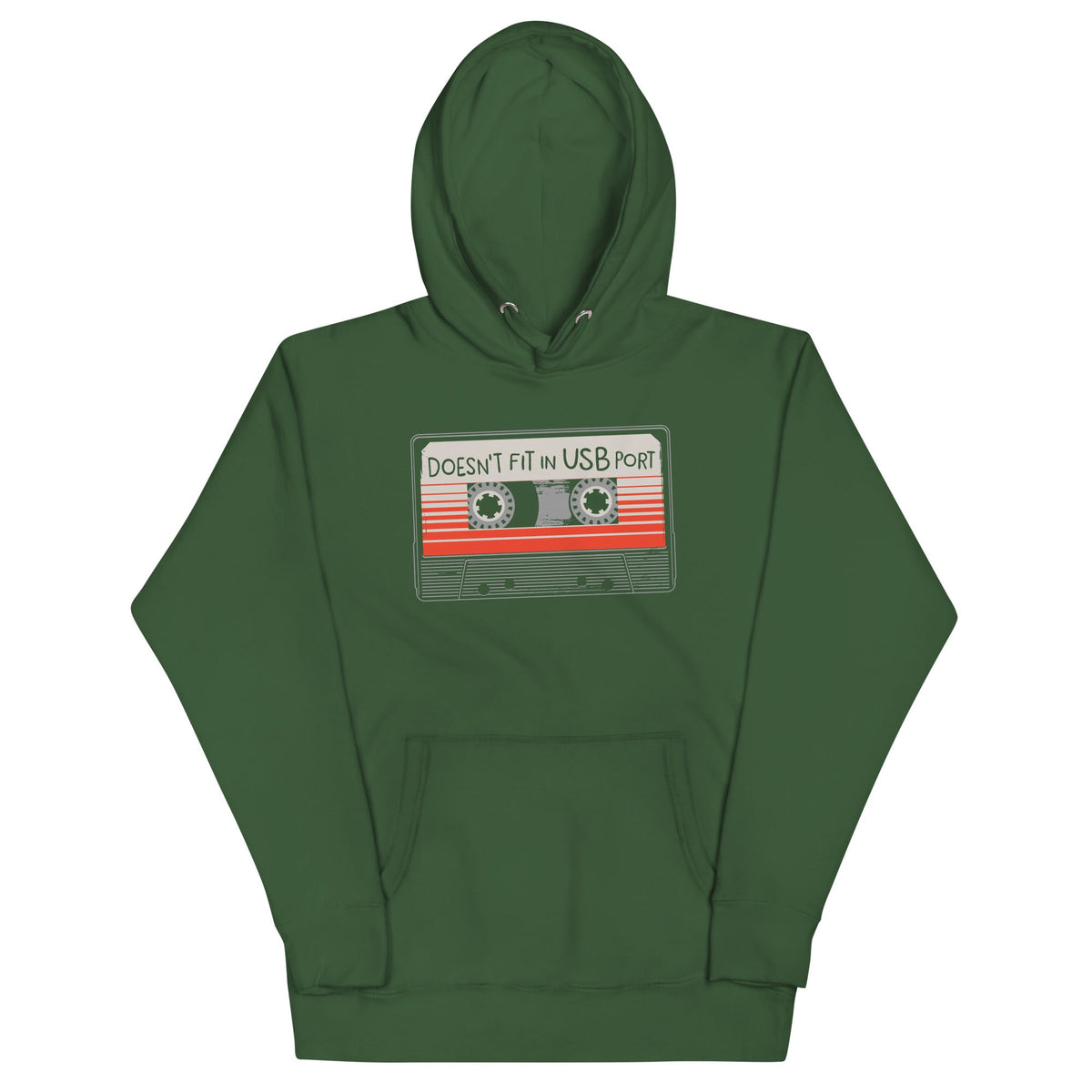Doesn't Fit In USB Port Unisex Hoodie product image 4