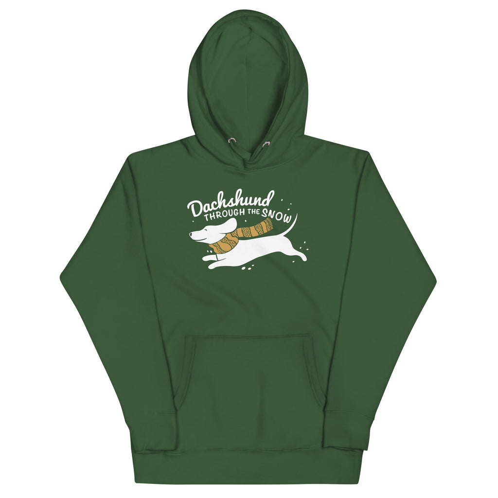 Dachshund Through The Snow Unisex Hoodie product image 5