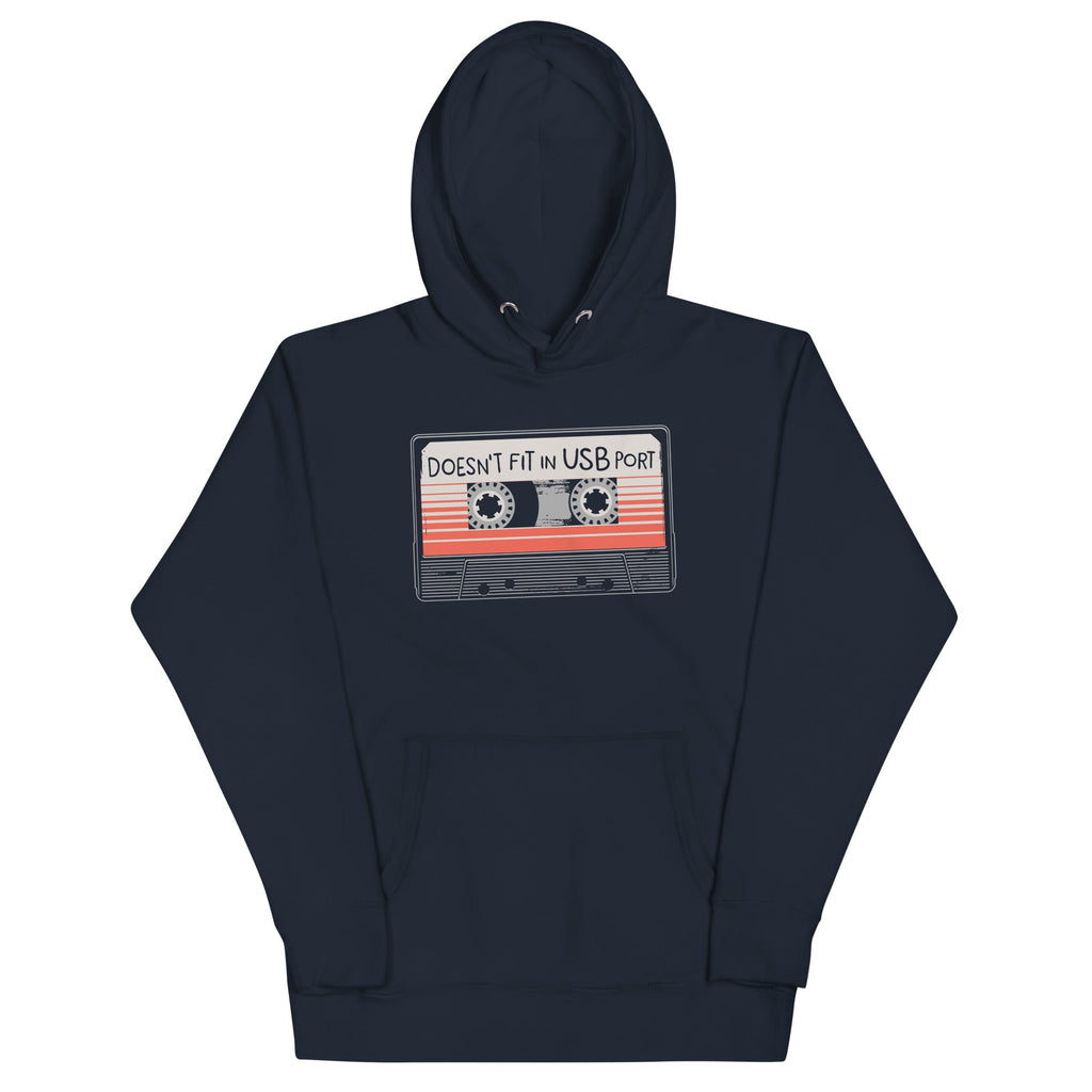 Doesn't Fit In USB Port Unisex Hoodie product image 3