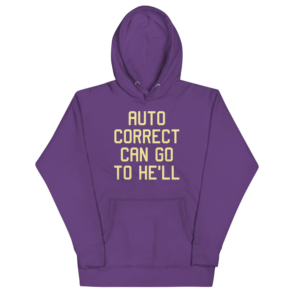 Auto Correct Can Go To He'll Unisex Hoodie product image 4
