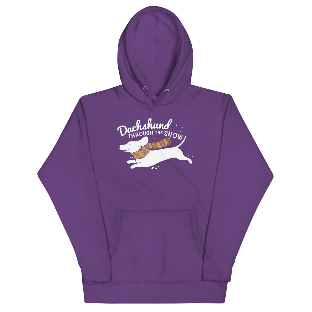Dachshund Through The Snow Unisex Hoodie product image 4