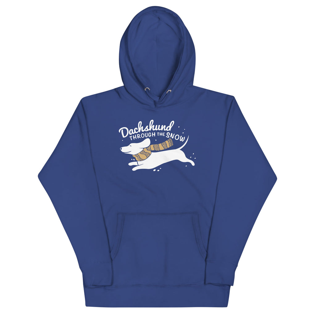 Dachshund Through The Snow Unisex Hoodie product image 3