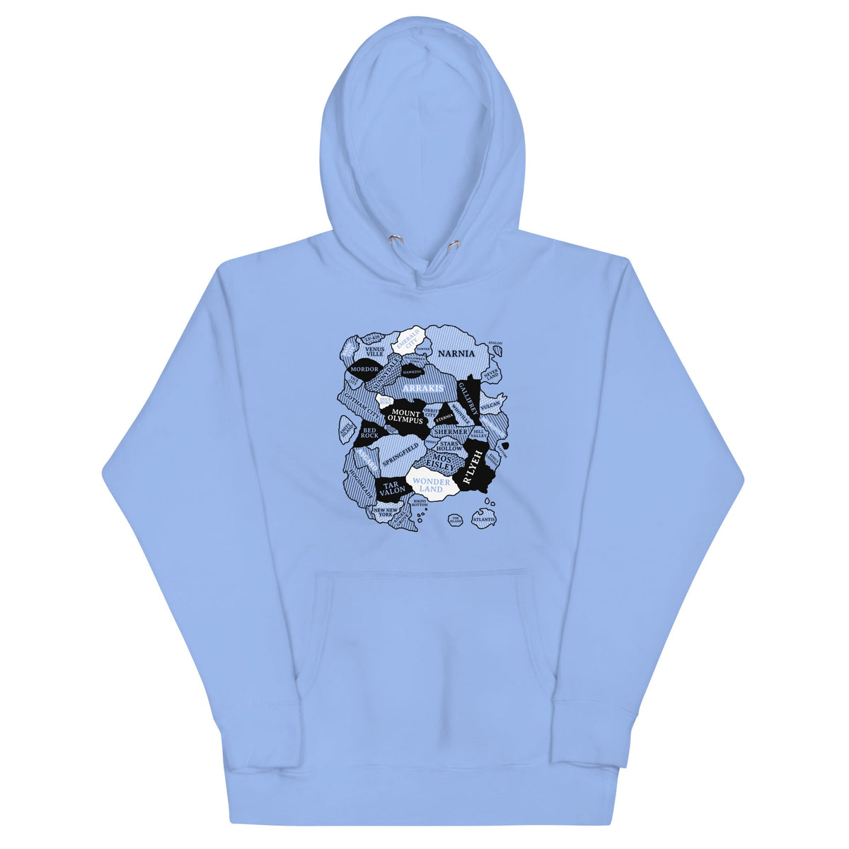 World Map Unisex Hoodie product image 3