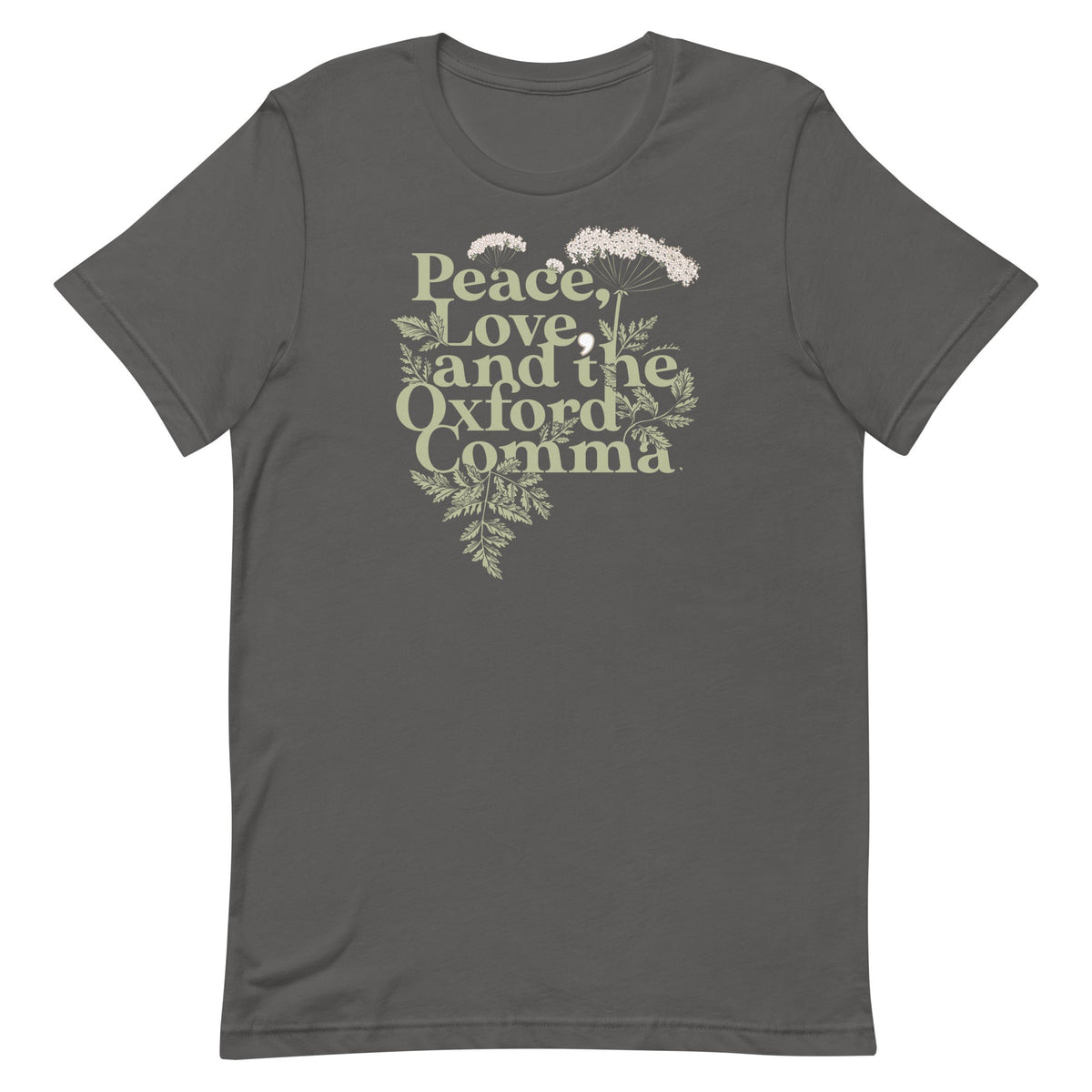 Peace, Love, And The Oxford Comma Men's Signature Tee product image 1