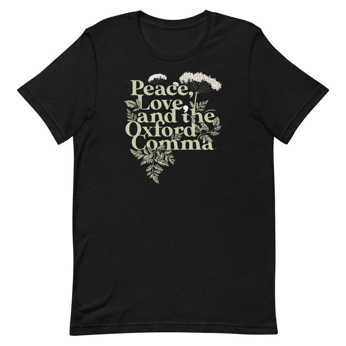 Peace, Love, And The Oxford Comma Men's Signature Tee product image 2