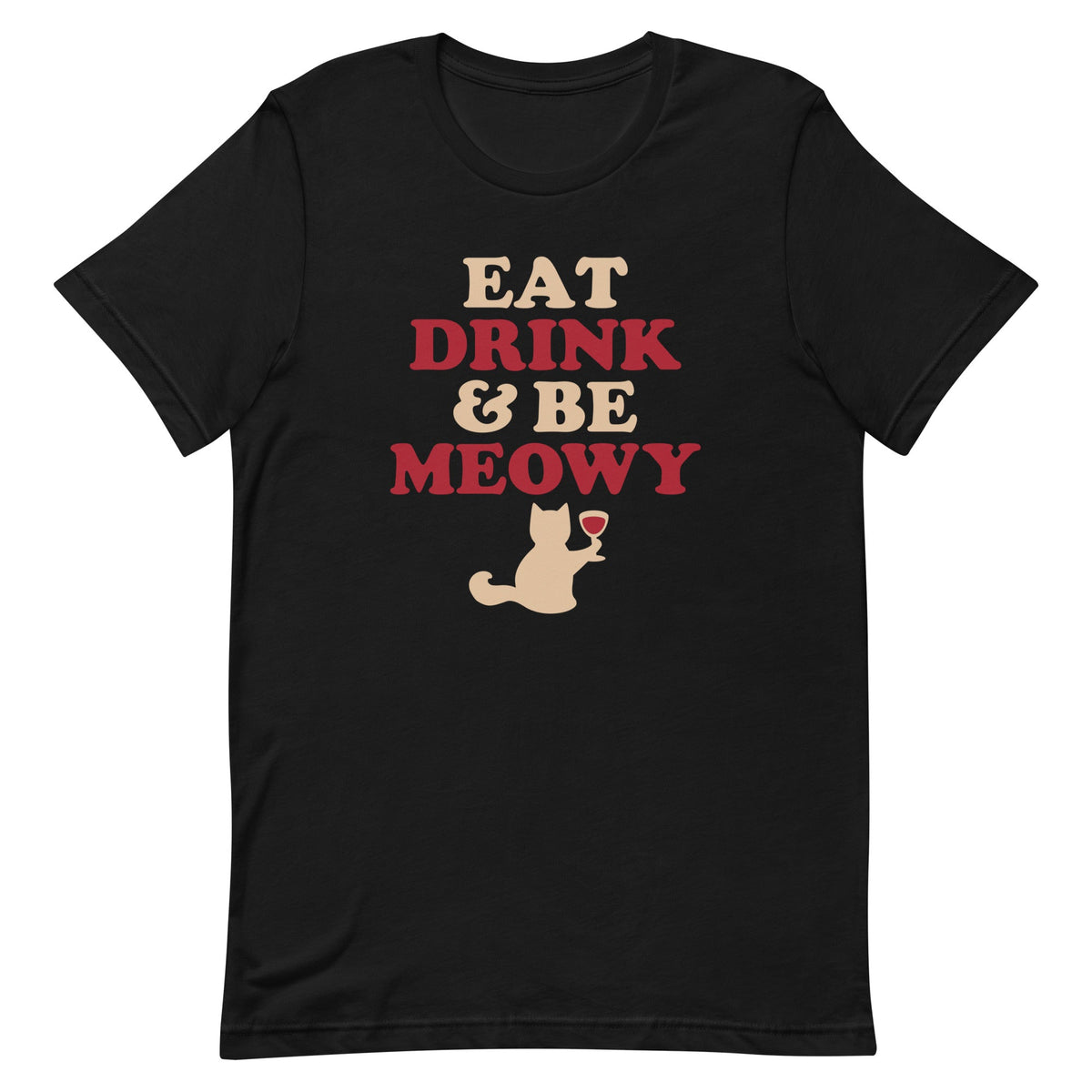 Eat Drink & Be Meowy Men's Signature Tee product image 1
