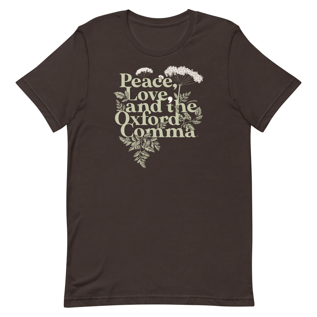 Peace, Love, And The Oxford Comma Men's Signature Tee product image 4