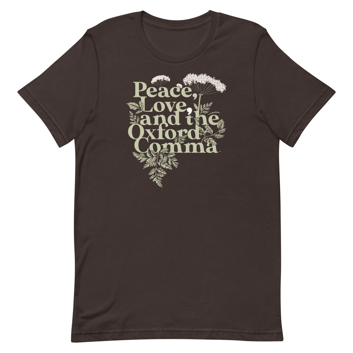 Peace, Love, And The Oxford Comma Men's Signature Tee product image 4