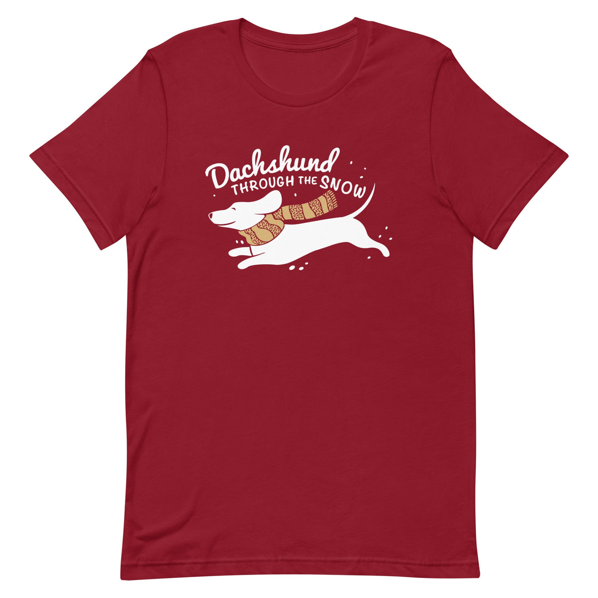 Dachshund Through The Snow Men's Signature Tee product image 3