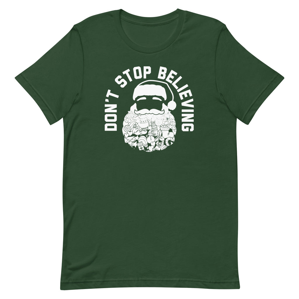 Don't Stop Believing Santa Men's Signature Tee product image 4