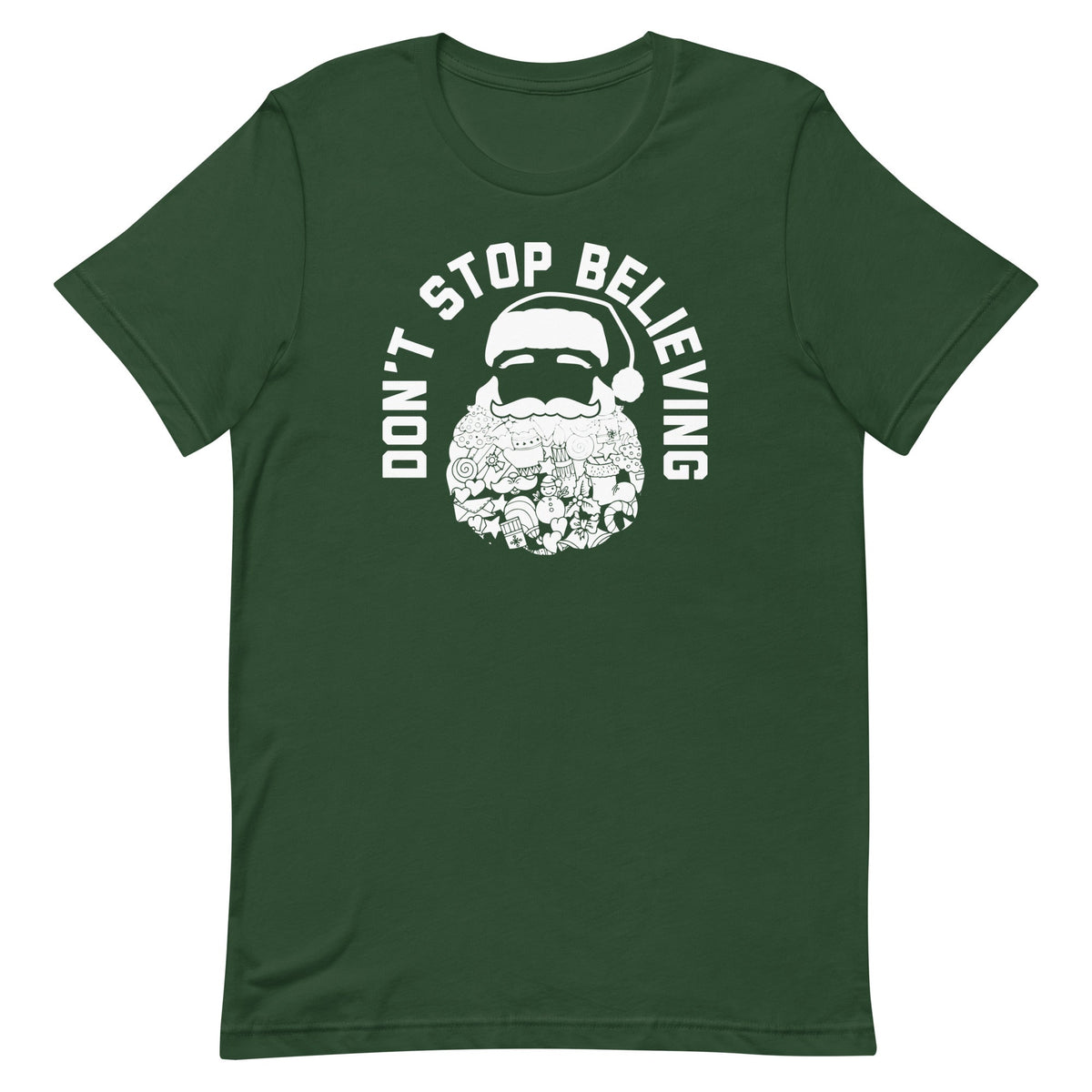 Don't Stop Believing Santa Men's Signature Tee product image 4