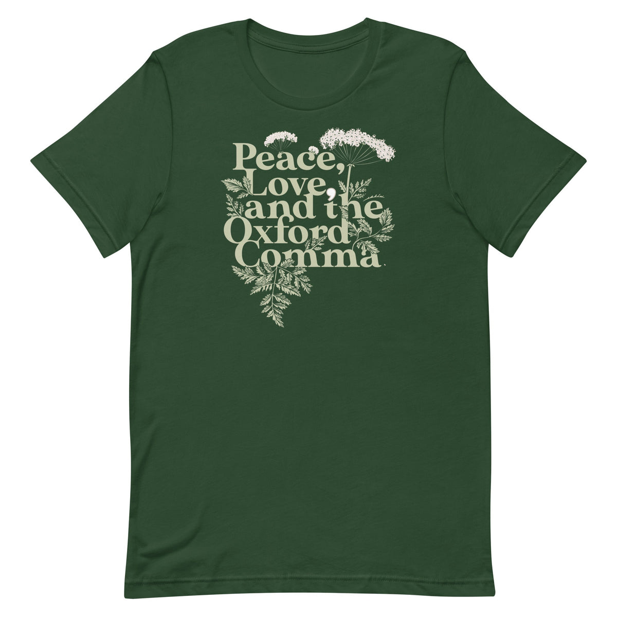 Peace, Love, And The Oxford Comma Men's Signature Tee product image 5