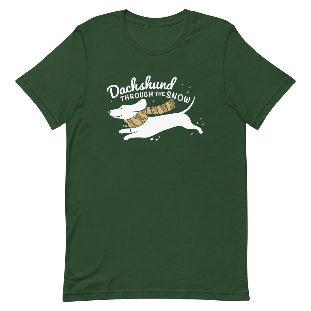 Dachshund Through The Snow Men's Signature Tee product image 4