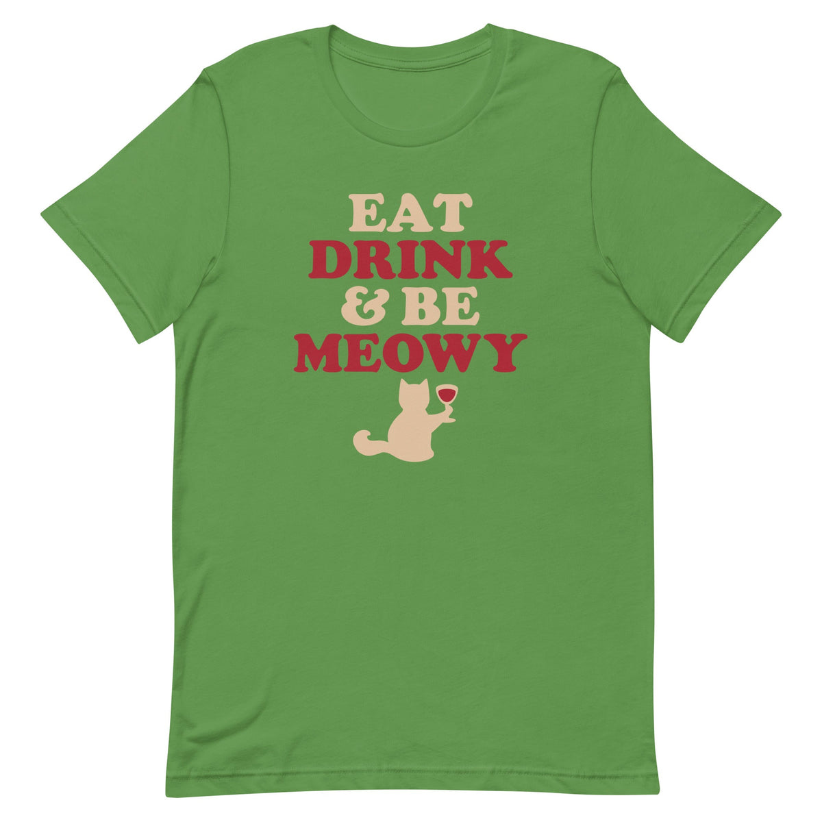 Eat Drink & Be Meowy Men's Signature Tee product image 4