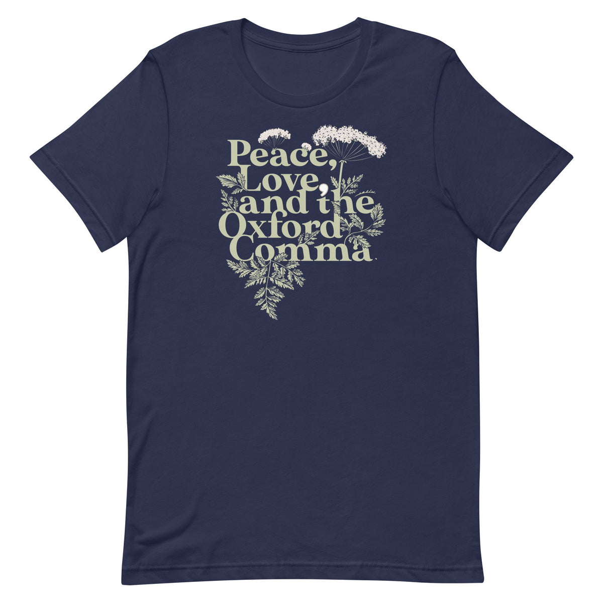 Peace, Love, And The Oxford Comma Men's Signature Tee product image 3