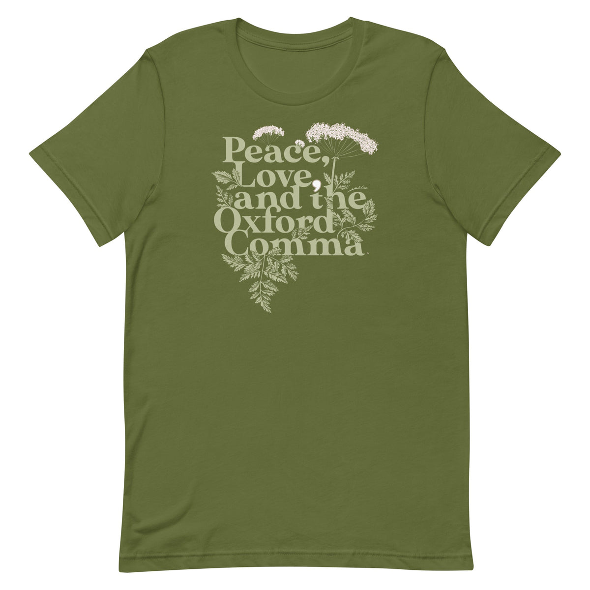 Peace, Love, And The Oxford Comma Men's Signature Tee product image 6