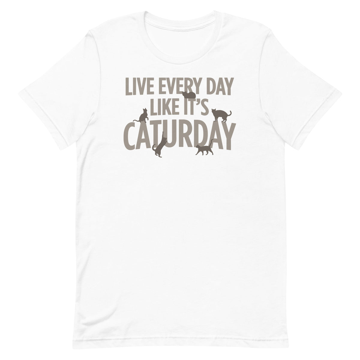 Live Every Day Like It's Caturday Men's Signature Tee product image 4