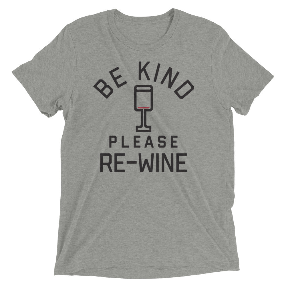 Be Kind, Please Re-Wine Men's Tri-Blend Tee product image 1