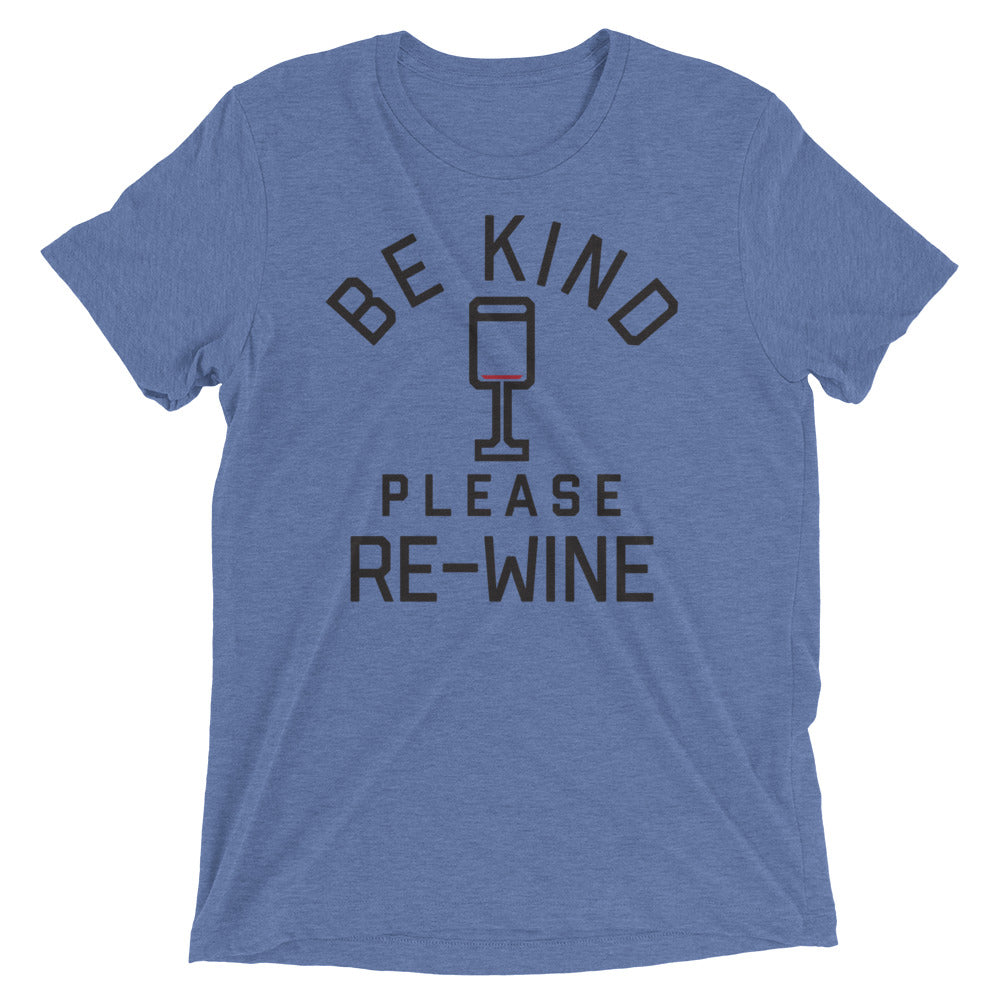 Be Kind, Please Re-Wine Men's Tri-Blend Tee product image 2