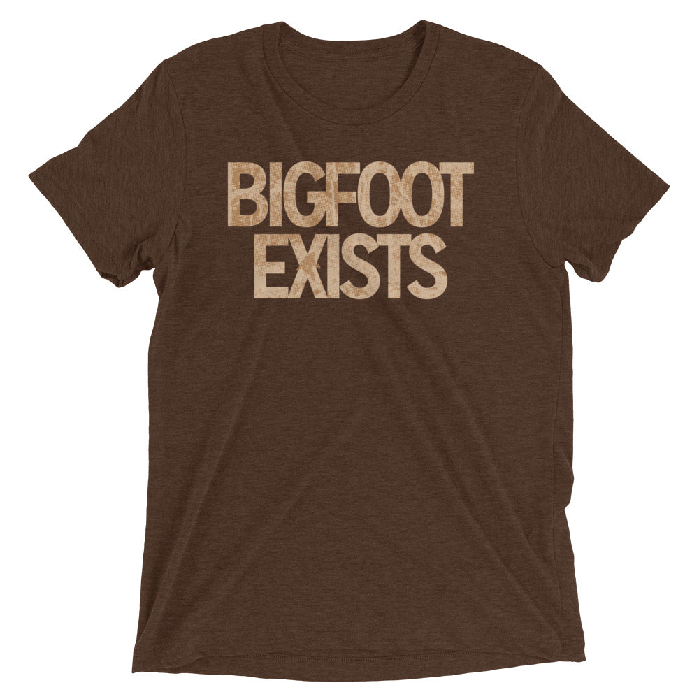 Bigfoot Exists Men's Tri-Blend Tee product image 1