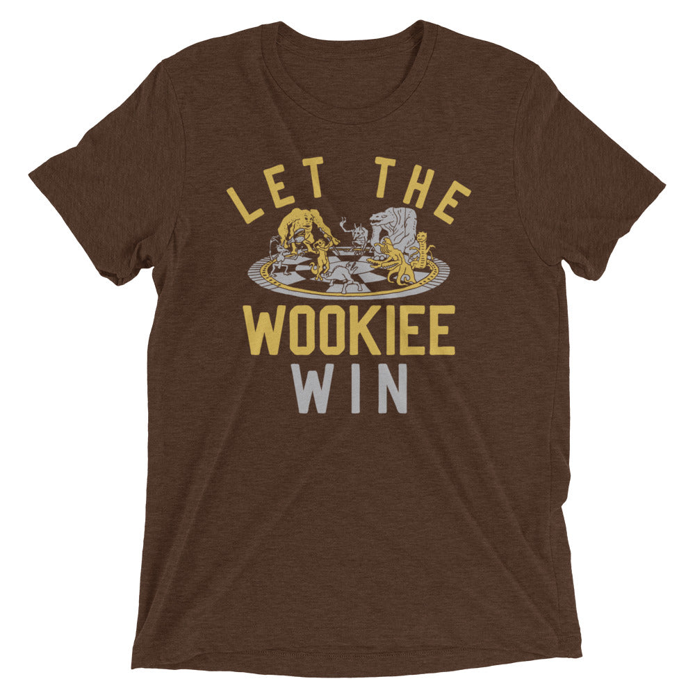 Let The Wookiee Win Men's Tri-Blend Tee product image 2