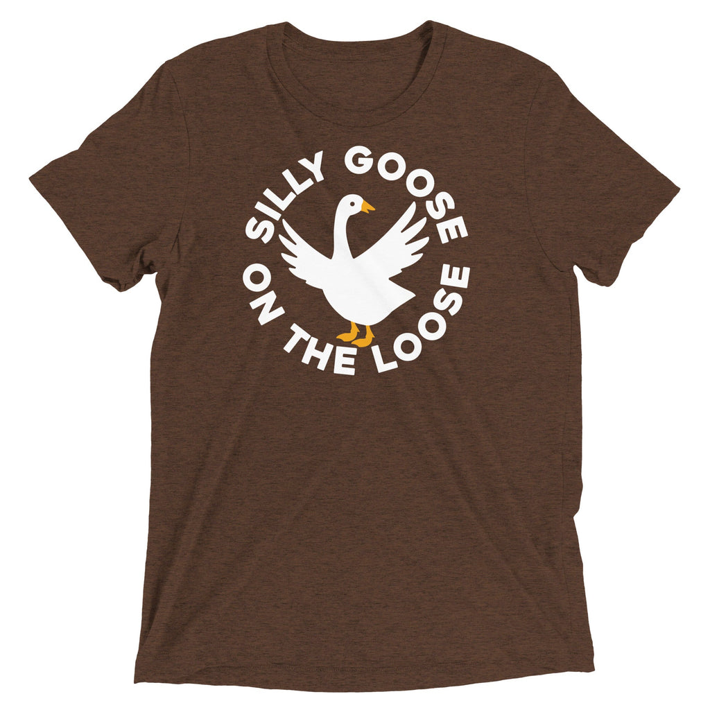 Silly Goose On The Loose Men's Tri-Blend Tee product image 1