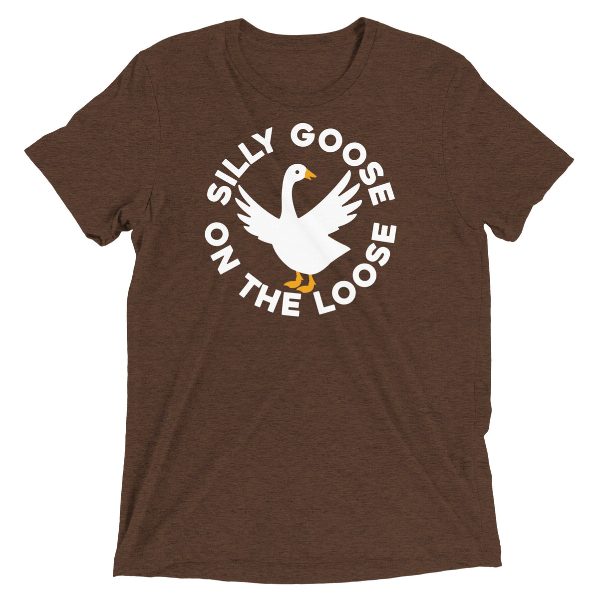 Silly Goose On The Loose Men's Tri-Blend Tee product image 1