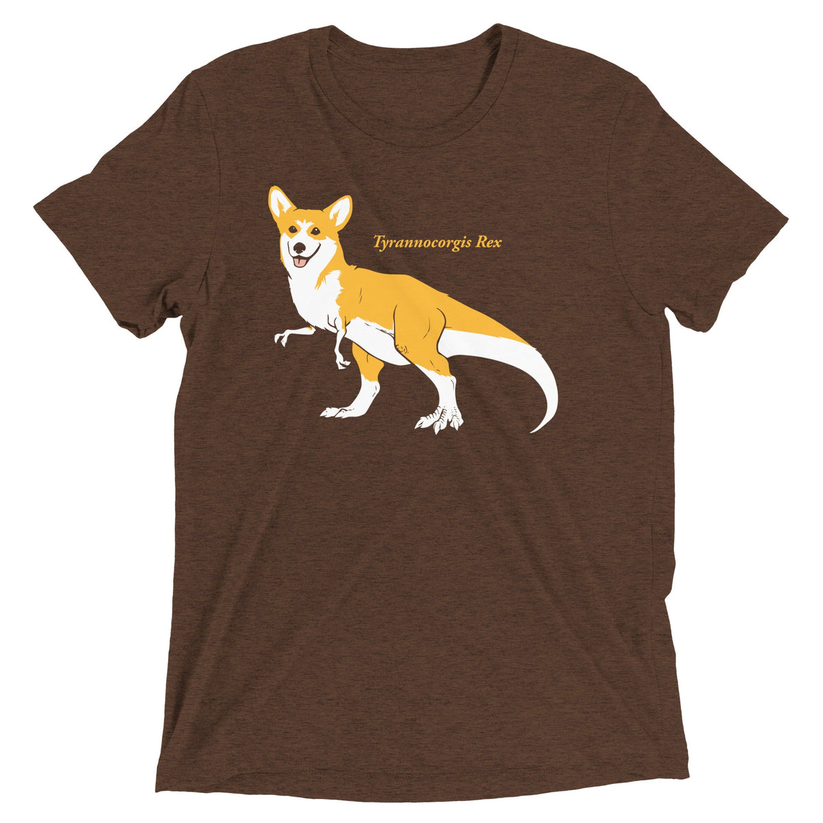 Tyrannocorgis Rex Men's Tri-Blend Tee product image 1