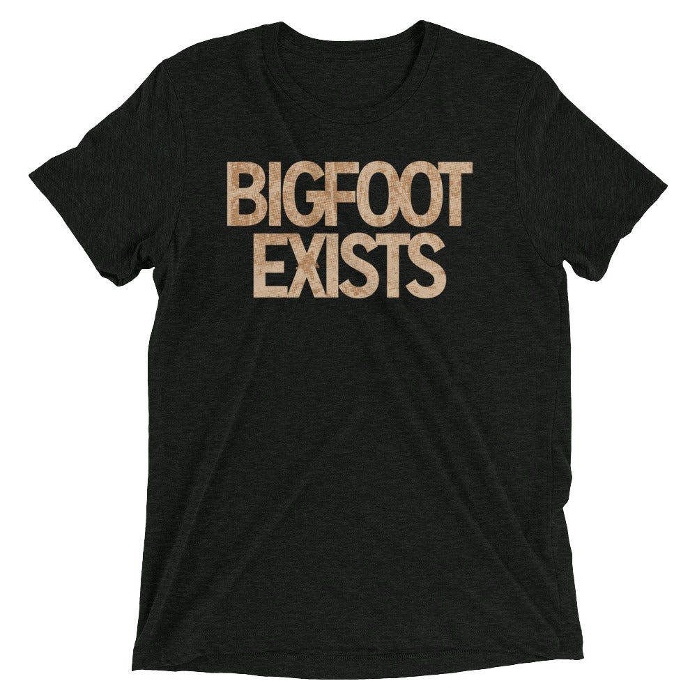 Bigfoot Exists Men's Tri-Blend Tee product image 2