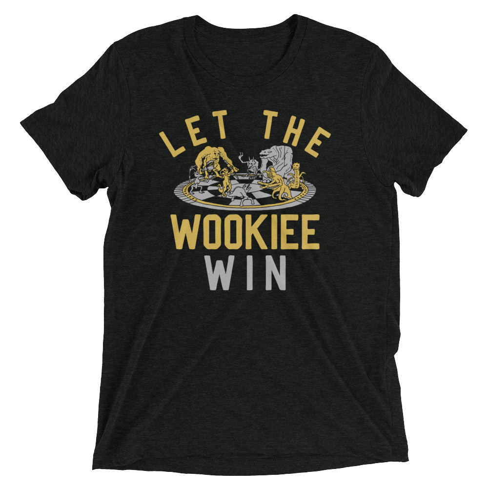 Let The Wookiee Win Men's Tri-Blend Tee product image 1