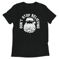 Don't Stop Believing Santa Men's Tri-Blend Tee product image 1