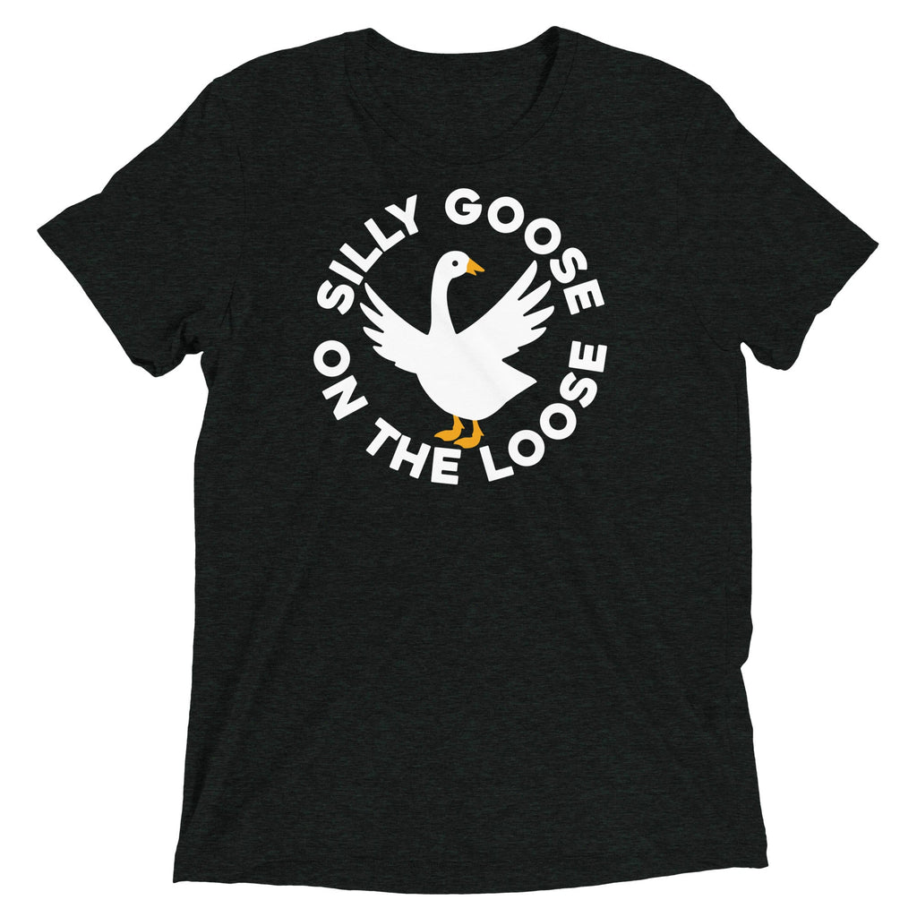 Silly Goose On The Loose Men's Tri-Blend Tee product image 2