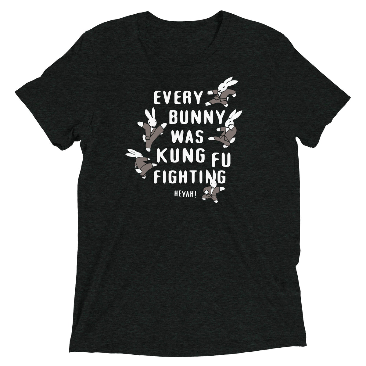 Every Bunny Was Kung Fu Fighting Men's Tri-Blend Tee product image 5