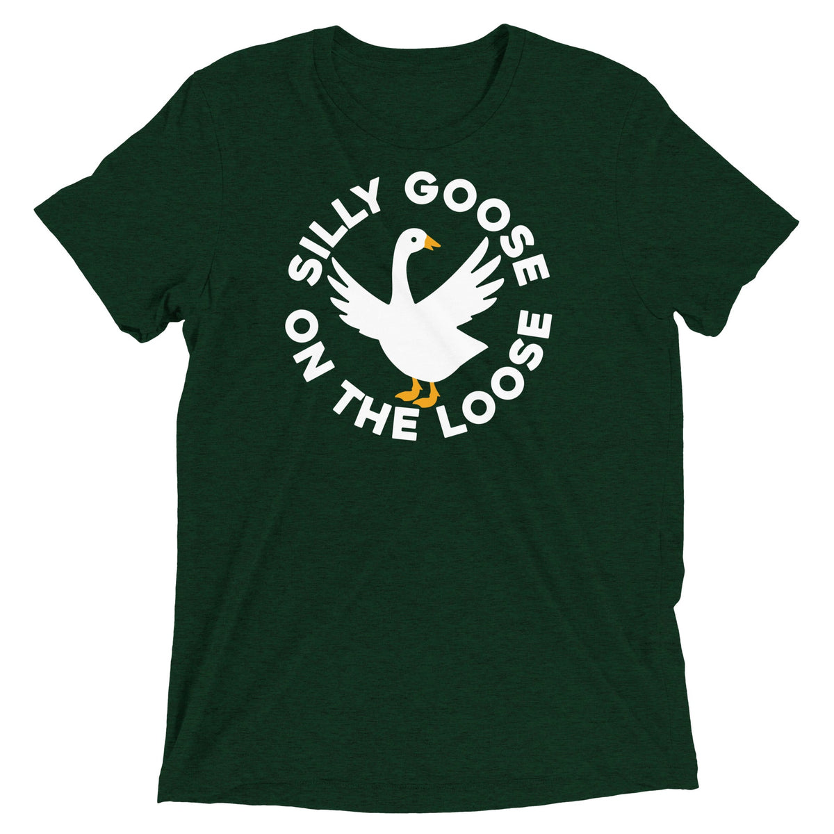 Silly Goose On The Loose Men's Tri-Blend Tee product image 3